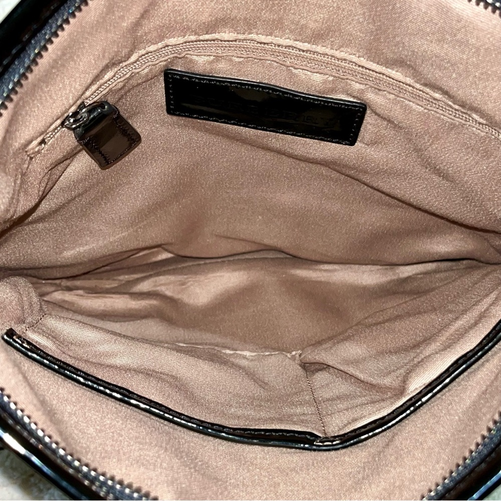 BURBERRY Dryden Supernova Check Coated Patent Leather Shoulder Crossbody Bag - Picture 5 of 15